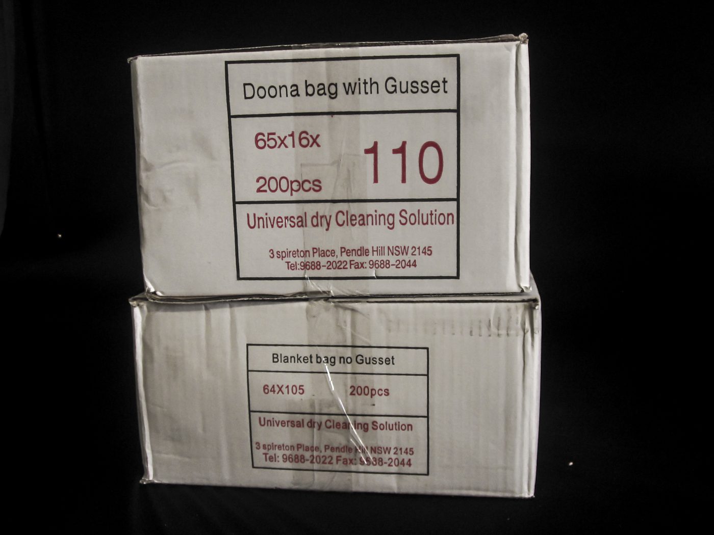 Blanket & Doona Bags Universal Drycleaning Solutions