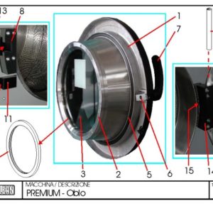 Load Door Gasket Aluminium for P300 and P360