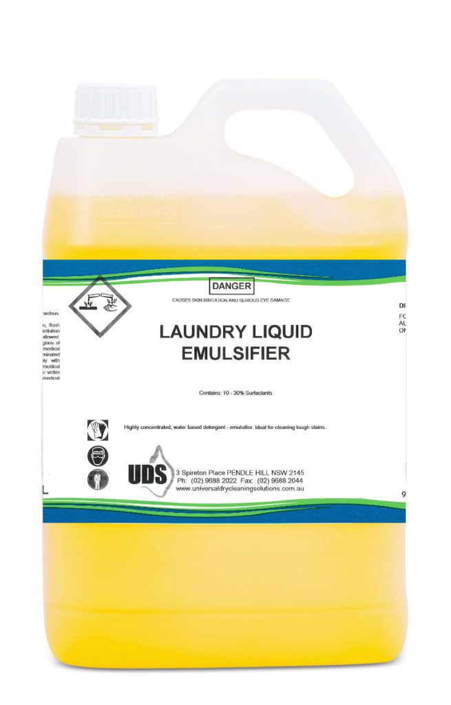 Laundry Liquid Emulsifier (5L or 20L) Australia & NZ