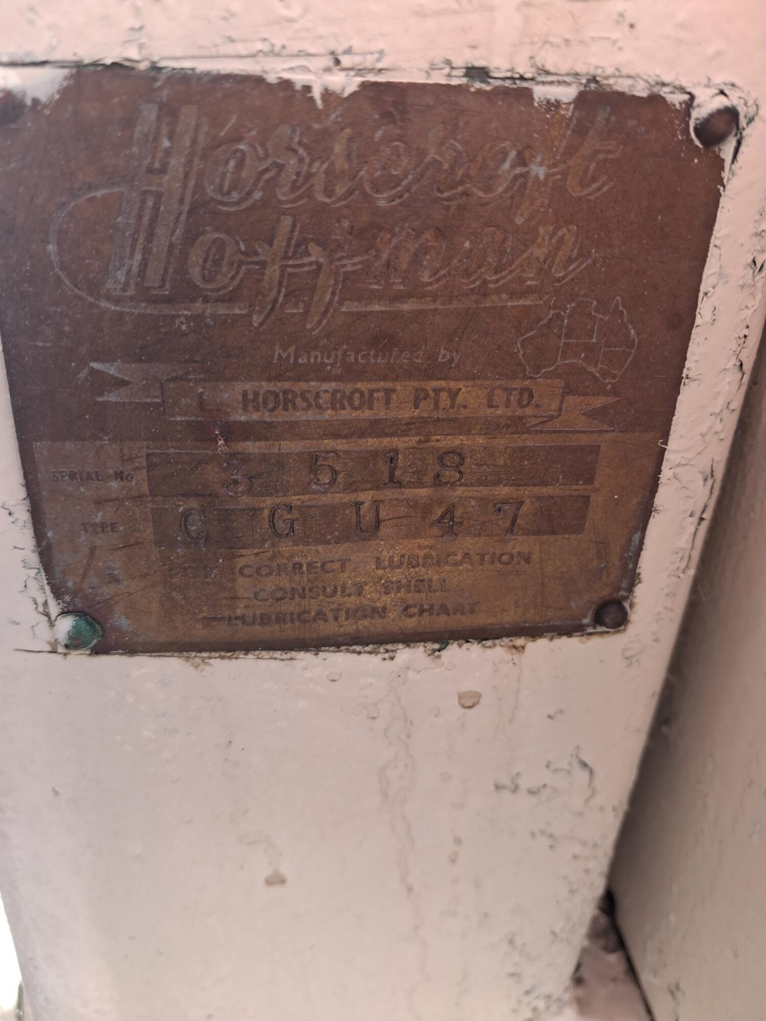HORSCROFT 47” MANUAL UTILUTY PRESS - Image 2