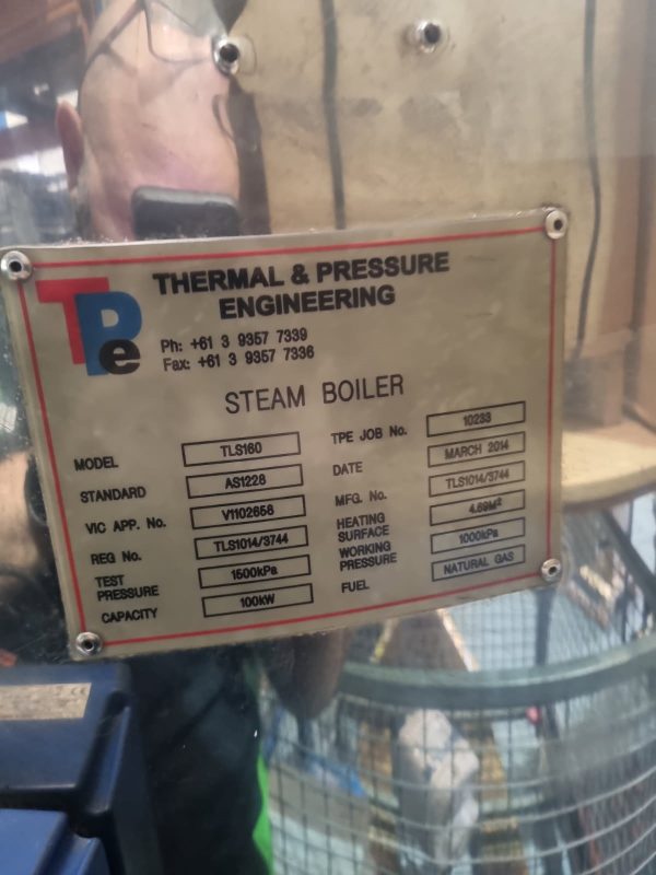 THERMAL PRESSURE 10HP GAS BOILER - Image 3