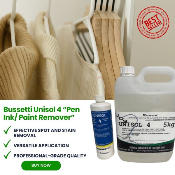 Buy Pen Ink and Paint Remover Bussetti Unisol 4 Sydney and Melbourne