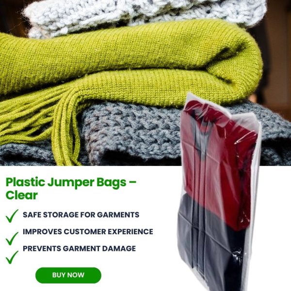 Buy Plastic Jumper Bags – Clear Sydney and Melbourne