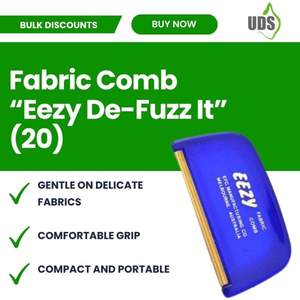Fabric Comb “Eezy De-Fuzz It” (20) AU and NZ