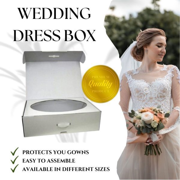 Wedding dress boxes